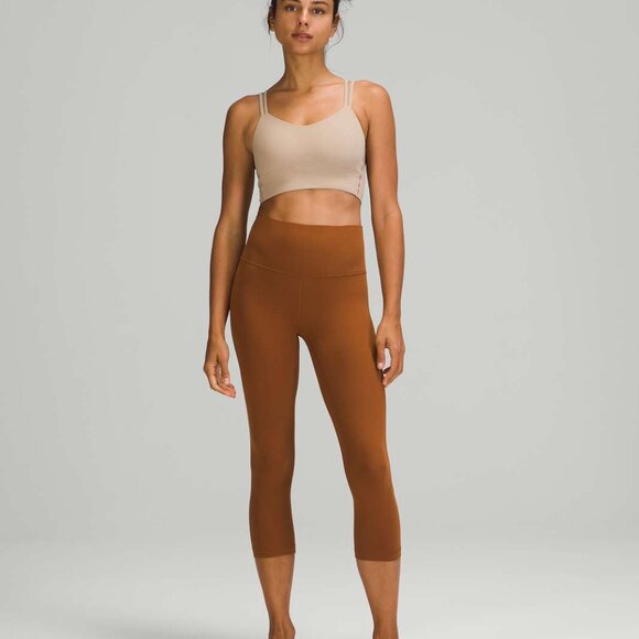 Lululemon Align High-Rise Crop 21" Copper Brown Size 4 - Picture 1 of 7